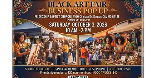 Black Art Fair\/Business Pop Up