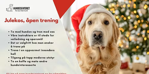 Julekos, \u00e5pen trening (ledige plasser)