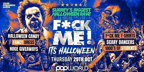 F*CK ME It's Halloween - Surrey Freshers 2026