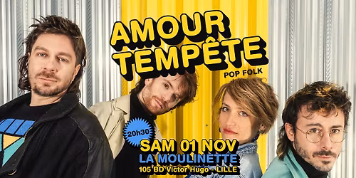 AMOUR TEMP\u00caTE - Concert Pop Folk \u00e0 La Moulinette