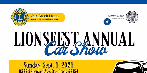 Oak Creek LionsFest Car Show