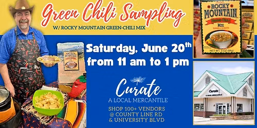 Rocky Mountain Green Chili Sampling