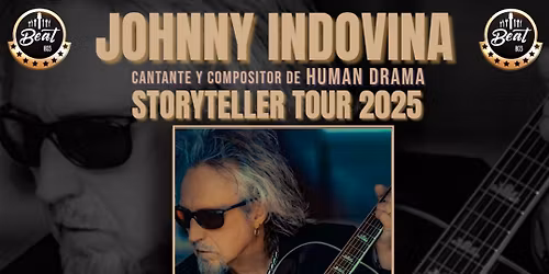 JOHNNY INDOVINA \ud83c\uddfa\ud83c\uddf8 cantante y compositor de HUMAN DRAMA en Puebla Beat 803