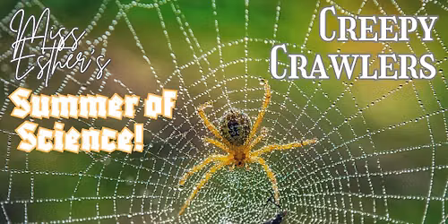 Miss Esther's Summer of Science Series: CREEPY CRAWLERS!