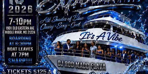 A Bluetiful Experience! All shades of BLUE Boat Cruise.