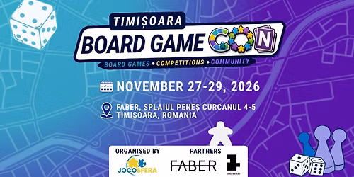 Timi\u0219oara Board Game CON 2026