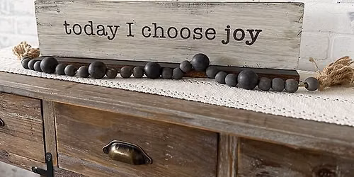 DIY Garland and Wood Project Workshop
