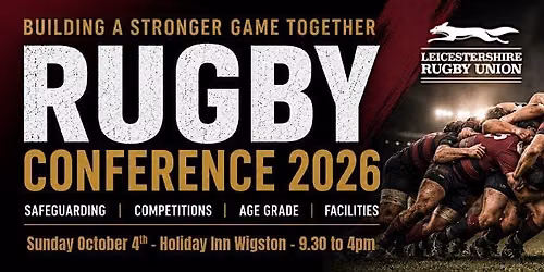 Leicestershire Rugby Union Conference 2026