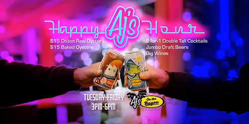 Happy Hour at AJ's on the Bayou!