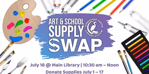 Free Art & School Supply Swap
