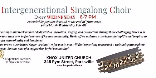 Intergenerational Singalong Choir 