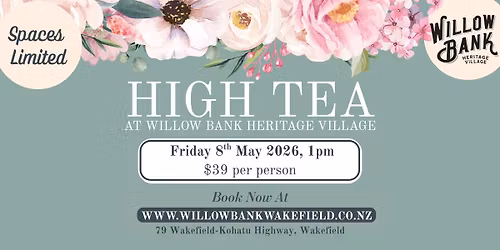 High Tea at Willow Bank