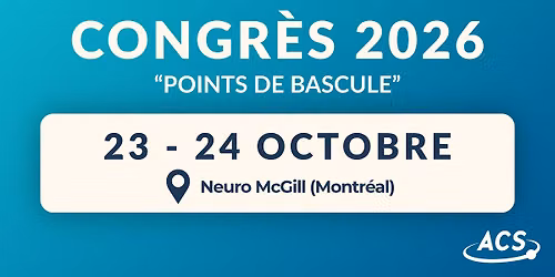 Congr\u00e8s 2026 de l\u2019ACS - "Points de bascule"