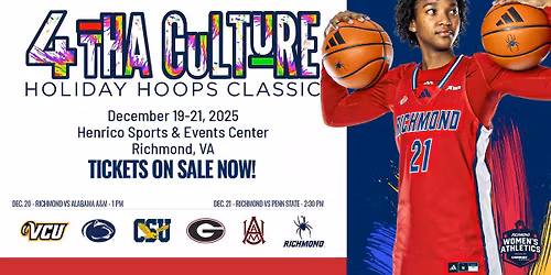 4 Tha Culture Women's Holiday Hoops Classic: Georgia vs. VCU - Day 1