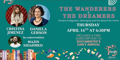 FOUNTAIN BOOKSHOP Cristina Jim\u00e9nez and Daniela Gerson in Conversation