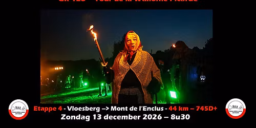 Traillopen langs de GR-123 - Tour de la Wallonie Picarde - Etappe 4 - 44k- 745D+