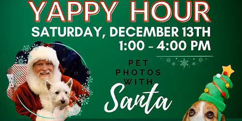 Yappy Hour: Pet Photos with Santa