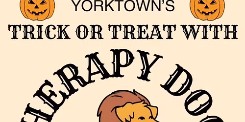Trick or Treat with Therapy Dogs