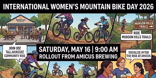 \ud83d\udeb5\u200d\u2640\ufe0f MAKE UP DAY - International Women\u2019s Mountain Biking Day: Tallahassee Edition! \ud83c\udf32