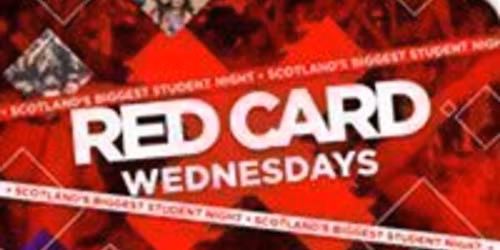 RED CARD Wednesday