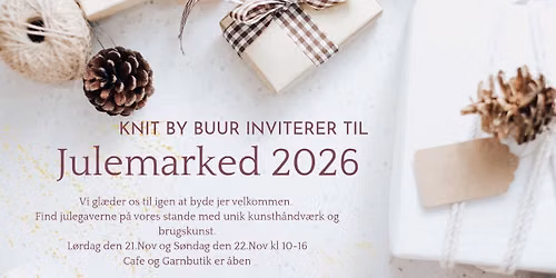 Julemarked 2026 Knitbybuur