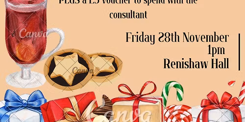 Renishaw Hall Cream Tea & Pamper 28th Nov 1pm