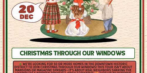 Christmas Through Our Windows: A Neighborhood Christmas Tour