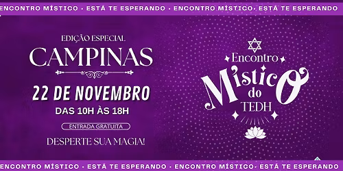 ENCONTRO MISTICO BENEFICENTE DO TEDH