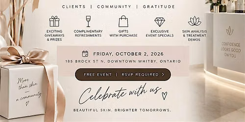 Join us as we celebrate ONE incredible year of Dermalyn Skin Clinic! \u2728