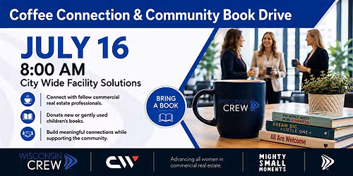 WCREW Coffee Connection & Community Book Drive