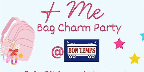 Bon Temps Boutique Mommy & Me Bag Charm Party