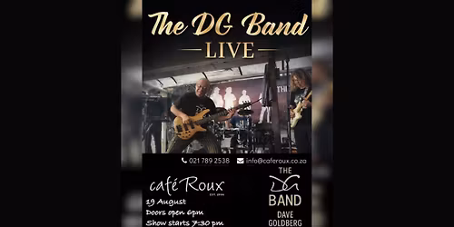 The Dave Goldberg Band LIVE! @ Caf\u00e9 Roux