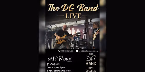 The Dave Goldberg Band LIVE! @ Caf\u00e9 Roux