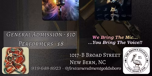 First Amendment - Goldsboro Open Mic