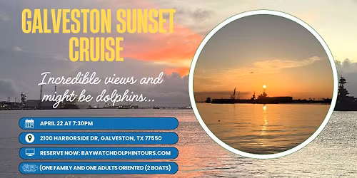 GALVESTON SUNSET CRUISE FAMILY