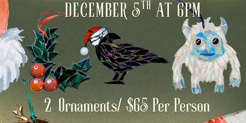 12\/5 CHRISTMAS MOSAIC CLASS