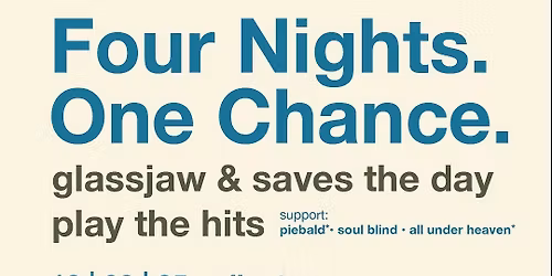 Saves The Day & Glassjaw