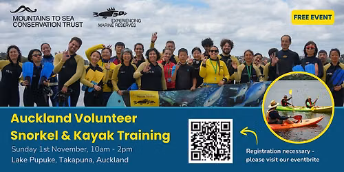 Auckland Volunteer Snorkel Guide & Safety Kayak Training