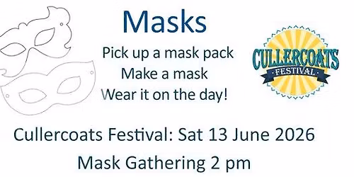 Mask-making drop-in workshop for Cullercoats Festival