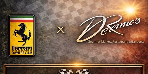 Cars & Cannoli Featuring The Ferrari Owners Club at DeRomos!