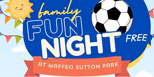 Family Fun Night, Soccer Viewing Watch Party & Drone Show