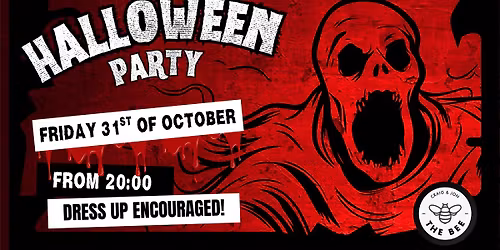 \ud83c\udf83 HALLOWEEN PARTY AT THE BEE \ud83e\ude78