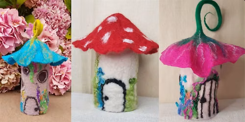 Fairy House: Wet Felting