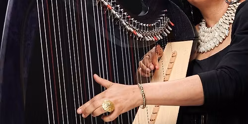 Jazz In The City at King Street Station featuring harpist, Mona Terry.