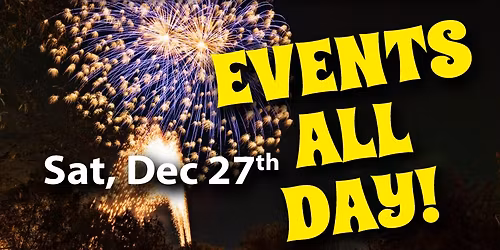 Welcome 2026 - MTG EVENTS ALL DAY!