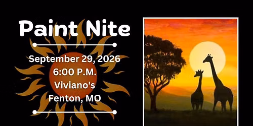 09\/29\/2026 Safari Wild Paint Nite at Viviano\u2019s in Fenton, MO
