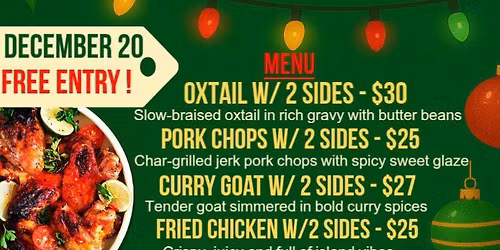 IRIE Cuisine and Events Christmas Cookout 2025
