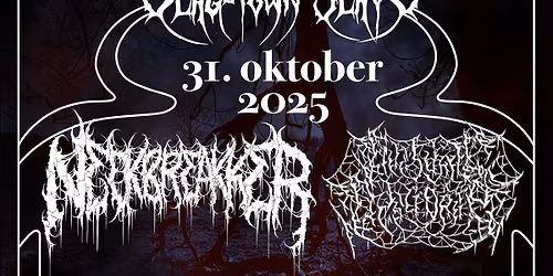 Slag-Town Slays: Neckbreakker + Guttural Disgorge (De D\u00f8des Nat 2025) | Badeanstalten, Slagelse