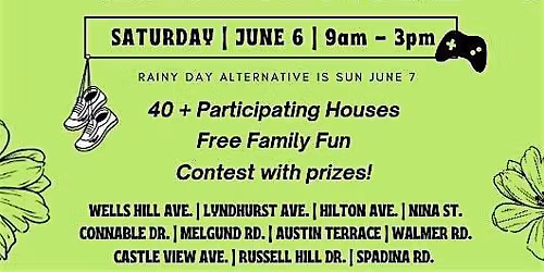The 20th Annual Casa Loma Neighbourhood Yard Sale