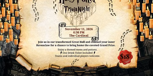 Harry Potter Trivia Night